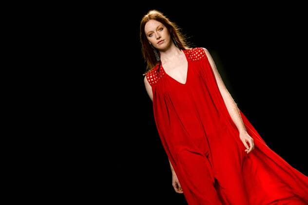Model bei der Alianto Fashion Show auf der Mercedes-Benz Fashion Week Madrid Spring Summer 2016. Madrid, 18.09.2015 Alianto Model 