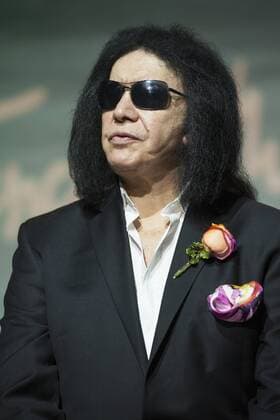 Sept. 18, 2015 - Madrid, Madrid, Spain - Israeli-US singer guitarist Gene Simmons of US rock band Kiss during the presentation of Francis Montesinos Spring-Summer 2016 collection during the Madrid Fashion Week in Madrid on September 18, 2015. Madrid Spain  - ZUMAn230