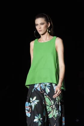 Sept. 18, 2015 - Madrid, Madrid, Spain - A model showcases designs by Roberto Verino on the runway at the Roberto Verino show during Mercedes-Benz Fashion Week Madrid Spring Summer 2015 16 at Ifema on September 18, 2015 in Madrid, Spain. Madrid Spain  - ZUMAn230