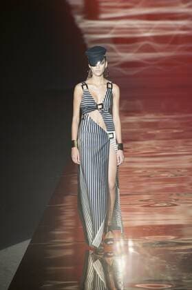 Sept. 18, 2015 - Madrid, Spain - A model showcases designs by Roberto Verino on the runway at the Roberto Verino show during Mercedes-Benz Fashion Week Madrid Spring Summer 2015 16 at Ifema on September 18, 2015 in Madrid, Spain. Madrid Spain  - ZUMAn230