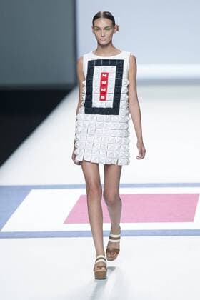 Sept. 18, 2015 - Madrid, Madrid, Spain - A model showcases designs by Devota & Lomba on the runway at the Ailanto show during Mercedes-Benz Fashion Week Madrid Spring Summer 2016 at Ifema on September 18, 2015 in Madrid, Spain. Madrid Spain  - ZUMAn230