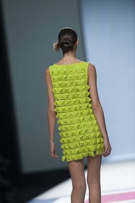 Sept. 18, 2015 - Madrid, Madrid, Spain - A model showcases designs by Devota & Lomba on the runway at the Ailanto show during Mercedes-Benz Fashion Week Madrid Spring Summer 2016 at Ifema on September 18, 2015 in Madrid, Spain. Madrid Spain  - ZUMAn230