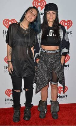 Sept. 18, 2015 - Las Vegas, Nevada, United States of America - DJs Krewella attends the 2015 iHeartRadio Music Festival on September 18, 2015 at MGM Grand Arena in Las Vegas, Nevada. Las Vegas United States of America - ZUMAt114