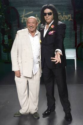 Francis Montesinos und Gene Simmons (Kiss) bei der Francis Montesinos Fashion Show auf der Mercedes-Benz Fashion Week Madrid Spring Summer 2016. Madrid, 18.09.20156 Francis Montesinos, Gene Simmons 