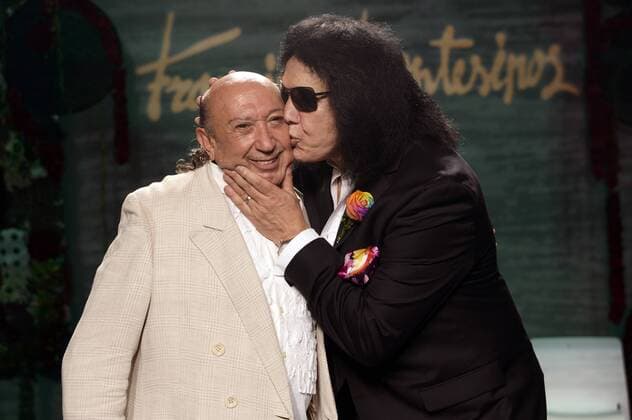 Francis Montesinos und Gene Simmons (Kiss) bei der Francis Montesinos Fashion Show auf der Mercedes-Benz Fashion Week Madrid Spring Summer 2016. Madrid, 18.09.20156 Francis Montesinos, Gene Simmons 