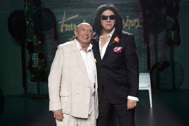 Francis Montesinos und Gene Simmons (Kiss) bei der Francis Montesinos Fashion Show auf der Mercedes-Benz Fashion Week Madrid Spring Summer 2016. Madrid, 18.09.20156 Francis Montesinos, Gene Simmons 