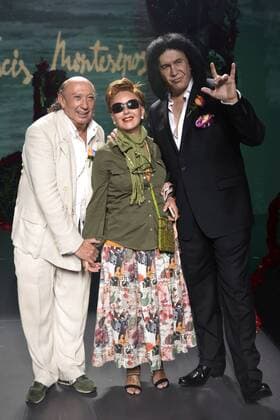 Francis Montesinos und Gene Simmons (Kiss) bei der Francis Montesinos Fashion Show auf der Mercedes-Benz Fashion Week Madrid Spring Summer 2016. Madrid, 18.09.20156 Francis Montesinos, Gene Simmons 