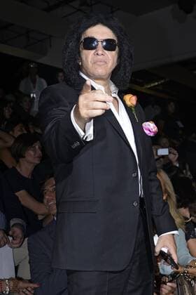 Gene Simmons (Kiss) bei der Francis Montesinos Fashion Show auf der Mercedes-Benz Fashion Week Madrid Spring Summer 2016. Madrid, 18.09.20156 Gene Simmons (Kiss) 
