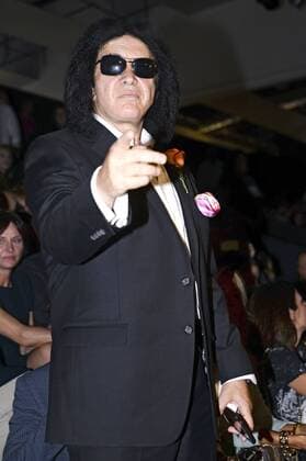 Gene Simmons (Kiss) bei der Francis Montesinos Fashion Show auf der Mercedes-Benz Fashion Week Madrid Spring Summer 2016. Madrid, 18.09.20156 Gene Simmons (Kiss) 