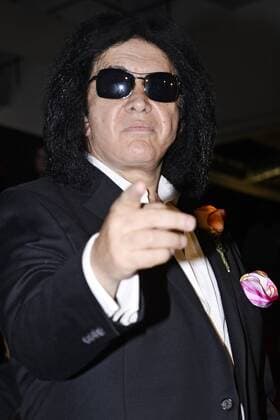 Gene Simmons (Kiss) bei der Francis Montesinos Fashion Show auf der Mercedes-Benz Fashion Week Madrid Spring Summer 2016. Madrid, 18.09.20156 Gene Simmons (Kiss) 
