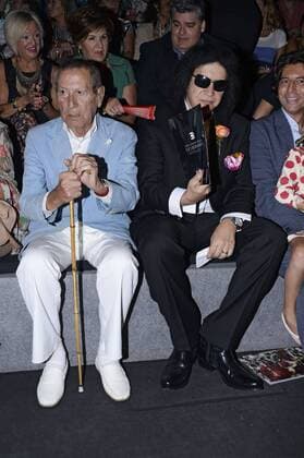Elio Berhanyer und Gene Simmons (Kiss) bei der Francis Montesinos Fashion Show auf der Mercedes-Benz Fashion Week Madrid Spring Summer 2016. Madrid, 18.09.20156 Elio Berhanyer, Gene Simmons 