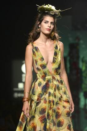 Model bei der Francis Montesinos Fashion Show auf der Mercedes-Benz Fashion Week Madrid Spring Summer 2016. Madrid, 18.09.2015 Montesinos Model 