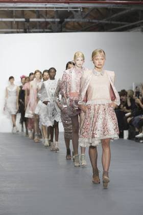 London, UK. 18 09 2015. London Fashion Week runway show of designer Bora Aksu at the BFC Show Space in Brewer Street. London Fashion Week, Bora Aksu, London, UK 