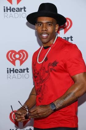 Singer Mario arrives in the press room for the iHeartRadio Music Festival at the MGM Grand Hotel in Las Vegas, Nevada on September 18, 2015.  LAV20150918066 JAMESxATOA