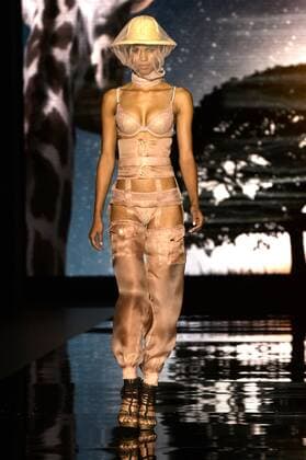 Model bei der Andres Sarda Fashion Show auf der Mercedes-Benz Fashion Week Madrid Spring Summer 2016. Madrid, 19.09.2015 Andres Sarda Model 
