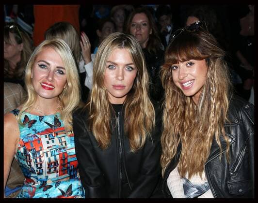 . 19 09 2015. London, United Kingdom. Nancy Sorrell, Abbey Clancy and Foxes at the Hunter Original show at London Fashion Week-S S 2016 -Day two.  xStephenxLockx xi-Imagesx IIM-11063-0050