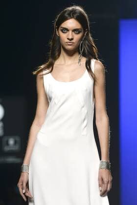 Model bei der Roberto Torretta Fashion Show auf der Mercedes-Benz Fashion Week Madrid Spring Summer 2016. Madrid, 19.09.2015 Roberto Torretta Model 