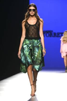 Model bei der Roberto Torretta Fashion Show auf der Mercedes-Benz Fashion Week Madrid Spring Summer 2016. Madrid, 19.09.2015 Roberto Torretta Model 