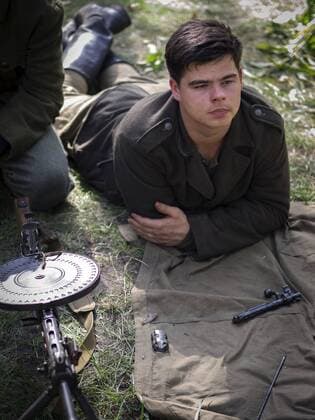 Sept. 19, 2015 - Warrior of the Ukrainian Insurgent Army during the Second World War -- In the historical festival Civilization in Kiev, Ukraine have been replicated the history of revolutions, way of life and the atmosphere of centuries since antiquity and the middle of the twentieth century - ZUMAg154