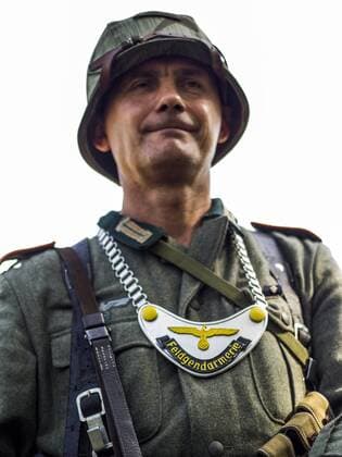 Sept. 19, 2015 - Nazi soldiers since the Second World War -- In the historical festival Civilization in Kiev, Ukraine have been replicated the history of revolutions, way of life and the atmosphere of centuries since antiquity and the middle of the twentieth century - ZUMAg154