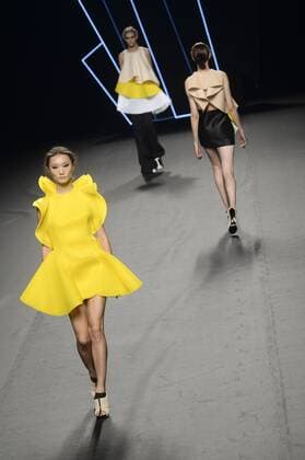 Models bei der Amaya Arzuaga Fashion Show auf der Mercedes-Benz Fashion Week Madrid Spring Summer 2016. Madrid, 19.09.2015 Amaya Arzuaga Models 