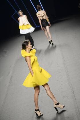 Models bei der Amaya Arzuaga Fashion Show auf der Mercedes-Benz Fashion Week Madrid Spring Summer 2016. Madrid, 19.09.2015 Amaya Arzuaga Models 