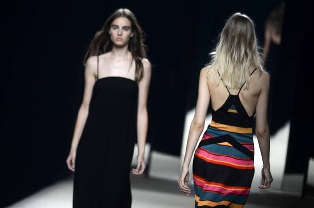 Models bei der Juanjo Oliva Fashion Show auf der Mercedes-Benz Fashion Week Madrid Spring Summer 2016. Madrid, 19.09.2015 Juanjo Oliva Models 