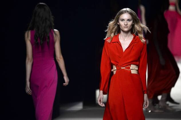 Models bei der Juanjo Oliva Fashion Show auf der Mercedes-Benz Fashion Week Madrid Spring Summer 2016. Madrid, 19.09.2015 Juanjo Oliva Models 
