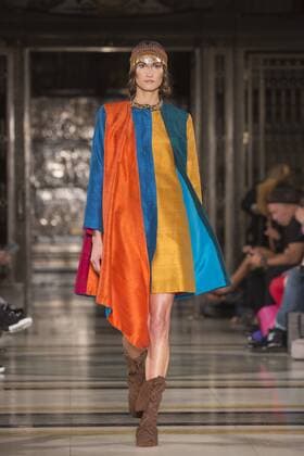 London, UK. 19 09 2015. Runway show of designer Maral Yazarloo for Maral - House of Middle East and Asia at Fashion Scout during London Fashion Week. London Fashion Week, Maral at Fashion Scout, London, UK 