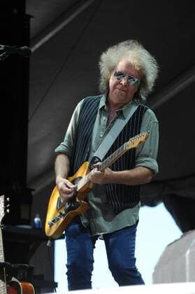 Sep. 18, 2015 - Del Mar, CA, United States of America - September 18, 2015 - George Marinelli guitar player for Bonnie Raitt at KAABOO Del Mar Music Festival at the Del Mar Race Track and Fair Grounds in Del Mar, California Del Mar United States of America - ZUMAi88_