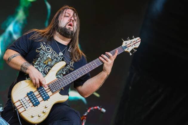 RIO DE JANEIRO, Brazil - 09 19 2015: ROCK IN RIO 2015 - NOTURNALL: Brazilian metalheads open the Sunset Stage during Rock in Rio 2015.  Andr?xHorta
