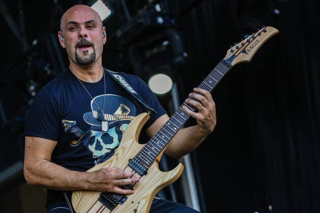 RIO DE JANEIRO, Brazil - 09 19 2015: ROCK IN RIO 2015 - NOTURNALL: Brazilian metalheads open the Sunset Stage during Rock in Rio 2015.  Andr?xHorta
