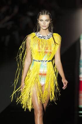 Sept. 19, 2015 - Madrid, Madrid, Spain - A model showcases designs by Andres Sarda on the runway at the Andres Sarda show during Mercedes-Benz Fashion Week Madrid Spring Summer 2016 at Ifema on September 19, 2015 in Madrid, Spain. Madrid Spain  - ZUMAn230