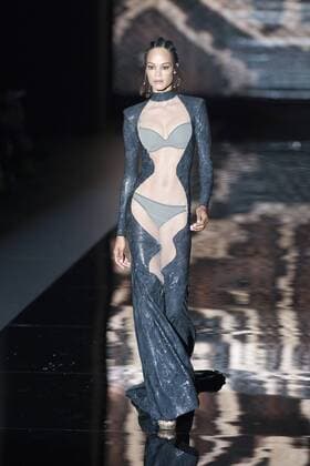 Sept. 19, 2015 - Madrid, Madrid, Spain - A model showcases designs by Andres Sarda on the runway at the Andres Sarda show during Mercedes-Benz Fashion Week Madrid Spring Summer 2016 at Ifema on September 19, 2015 in Madrid, Spain. Madrid Spain  - ZUMAn230