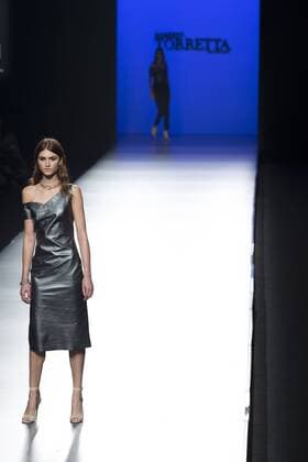 Sept. 19, 2015 - Madrid, Madrid, Spain - A model showcases designs by Roberto Torretta on the runway at the Roberto Torretta show during Mercedes-Benz Fashion Week Madrid Spring Summer 2016 at Ifema on September 19, 2015 in Madrid, Spain. Madrid Spain  - ZUMAn230