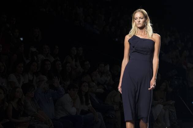 Sept. 19, 2015 - Madrid, Madrid, Spain - A model showcases designs by Roberto Torretta on the runway at the Roberto Torretta show during Mercedes-Benz Fashion Week Madrid Spring Summer 2016 at Ifema on September 19, 2015 in Madrid, Spain. Madrid Spain  - ZUMAn230