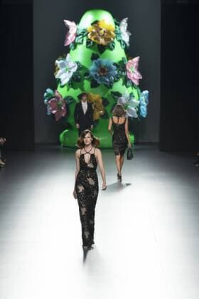 Sept. 19, 2015 - Madrid, Spain - A model showcases designs by Ana Locking on the runway at the Ana Locking show during Mercedes-Benz Fashion Week Madrid Spring Summer 2016 at Ifema on September 19, 2015 in Madrid, Spain. Madrid Spain  - ZUMAn230