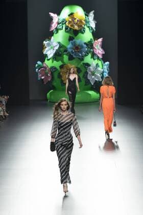 Sept. 19, 2015 - Madrid, Madrid, Spain - A model showcases designs by Ana Locking on the runway at the Ana Locking show during Mercedes-Benz Fashion Week Madrid Spring Summer 2016 at Ifema on September 19, 2015 in Madrid, Spain. Madrid Spain  - ZUMAn230