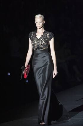 Sept. 19, 2015 - Madrid, Madrid, Spain - A model showcases designs by Hannibal Laguna on the runway at the Hannibal Laguna show during Mercedes-Benz Fashion Week Madrid Spring Summer 2015 16 at Ifema on September 19, 2015 in Madrid, Spain. Madrid Spain  - ZUMAn230