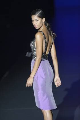 Sept. 19, 2015 - Madrid, Madrid, Spain - A model showcases designs by Hannibal Laguna on the runway at the Hannibal Laguna show during Mercedes-Benz Fashion Week Madrid Spring Summer 2015 16 at Ifema on September 19, 2015 in Madrid, Spain. Madrid Spain  - ZUMAn230