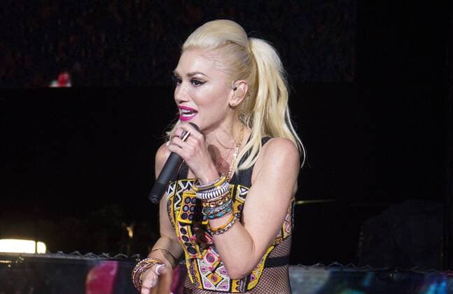 Sept. 18, 2015 - San Diego, CA, USA - September 18, 2015 - San Diego, California, USA - Gwen Stefani of the band No Doubt sings as the band headlined day one of the Kaaboo Festival at the Del Mar Fairgrounds. San Diego USA - ZUMAa97_