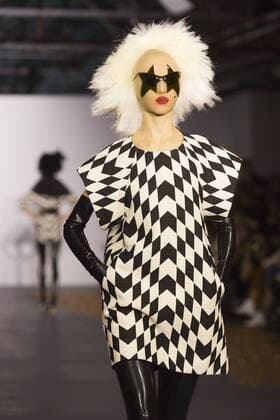 London, UK. 19 09 2015. London Fashion Week runway show of designer Gareth Pugh at the BFC Show Space in Brewer Street. London Fashion Week, Gareth Pugh, London, UK 