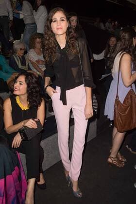 Sandra Martin en el desfile de Leandro Cano y Esther Noriega de la Mercedes Benz Fashion Week 2015 en Madrid. 588 cordon press Sandra Martin at the Leando Cano and Esther Noriega s fashion show of the Mercedes Benz Fashion Week 2015 in Madrid. 