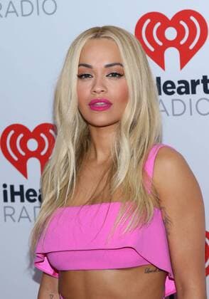 Rita Ora arrives for the iHeartRadio Music Festival at the MGM Grand in Las Vegas, Nevada on September 19, 2015.  LAV20150919168 JAMESxATOA