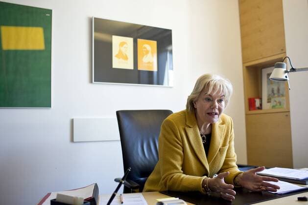 Deutschland, Berlin, Interview mit Erika Steinbach CDU, 21.047.2015
