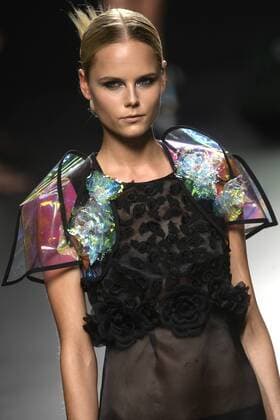 Model bei der Ion Fiz Fashion Show auf der Mercedes-Benz Fashion Week Madrid Spring Summer 2016. Madrid, 20.09.2015 Ion Fiz Model 
