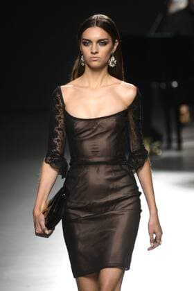 Model bei der Ion Fiz Fashion Show auf der Mercedes-Benz Fashion Week Madrid Spring Summer 2016. Madrid, 20.09.2015 Ion Fiz Model 