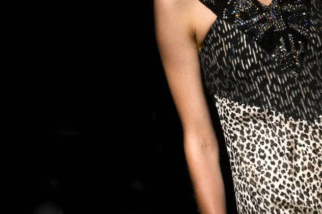 Model bei der Alvarno Fashion Show auf der Mercedes-Benz Fashion Week Madrid Spring Summer 2016. Madrid, 21.09.2015 Alvarno Model 