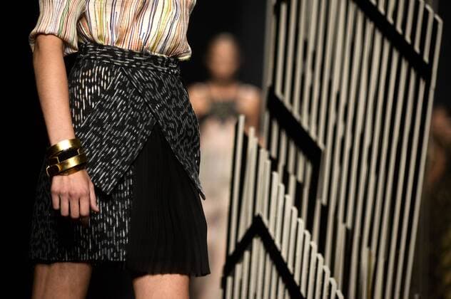 Model bei der Alvarno Fashion Show auf der Mercedes-Benz Fashion Week Madrid Spring Summer 2016. Madrid, 21.09.2015 Alvarno Model 