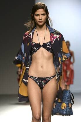 Model bei der Juan Vidal Fashion Show auf der Mercedes-Benz Fashion Week Madrid Spring Summer 2016. Madrid, 21.09.2015 Juan Vidal Model 